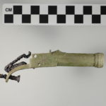 Remnants of flintlock pistol (right side) from Venture Smith site