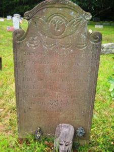 Venture Smith tombstone in First Church Cemetery